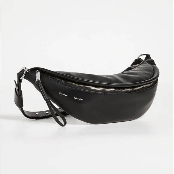 Proenza Schouler Stanton Sling Crinkled Leather Shoulder Bag - Picture 6 of 8